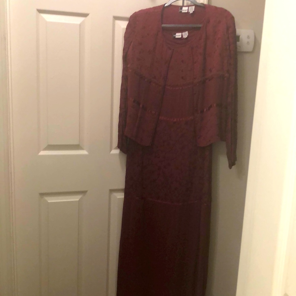 Wine Berry Vintage Dress